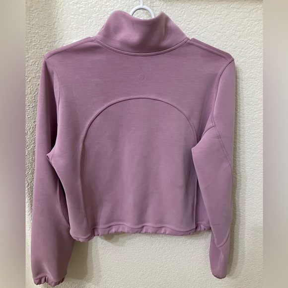 Brushed Softstreme Half Zip in Rose Blush Size 2 - Picture 4 of 5